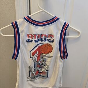 Warner Bros. White Bugs Bunny Basketball Jersey